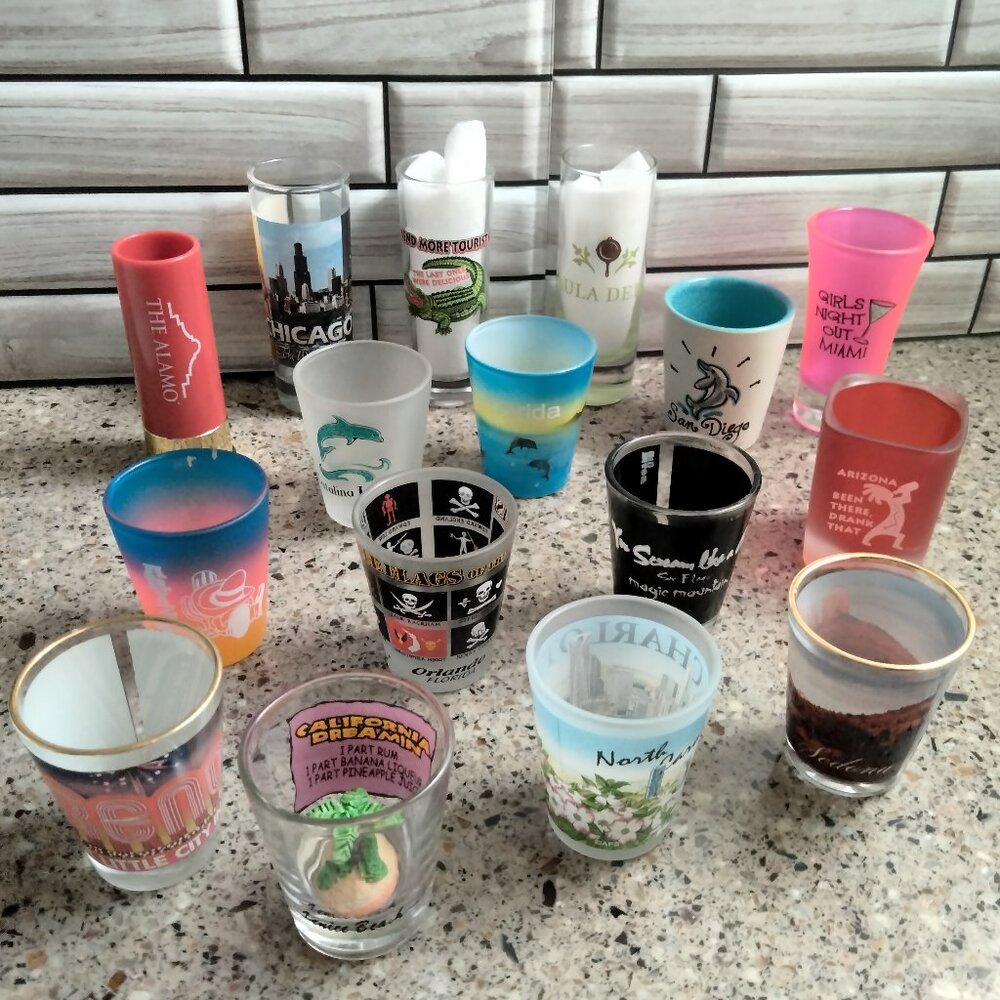 U.S. Places Shot Glasses
